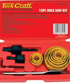 Tork Craft Holesaw Set 13Pce In Case Carbon Steel