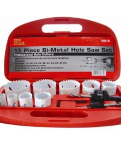 Tork Craft Holesaw Set 19mm - 64mm Bi-metal (13 Piece)