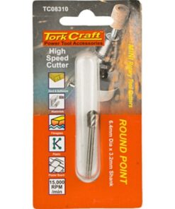 Tork Craft Mini H/Speed Cutter 6.4mm Round Point 3.2mm Shank