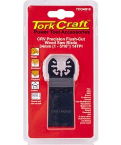 Tork Craft Quick Change Flush Cut Wood Saw Blade 34mm(1-5/16")14Tpi Crv