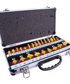 Tork Craft Router Bit Set 24Pc Aluminium Case 1/4 Shank