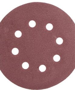 Tork Craft Sanding Disc Hook & Loop 125mm 180 Grit with Holes 10/Pk