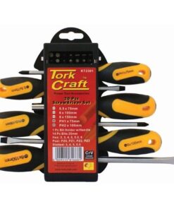 Tork Craft Screw Driver Set 20 Piece Includes Insert Bits