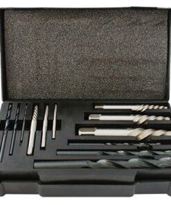 Tork Craft Screw Extractor Set 12 Piece W/ Drill Bits for m3