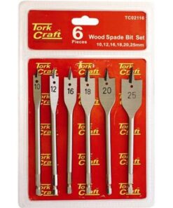 Tork Craft Spade Bit Set 6 Piece