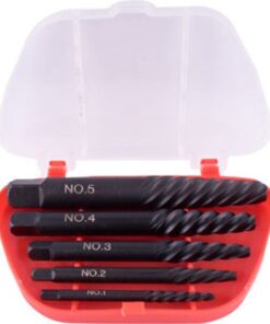 Tork Craft Spiral Screw Extractor Set 5 Piece