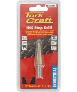 Tork Craft Step Drill Hss 4-12mmx1mm