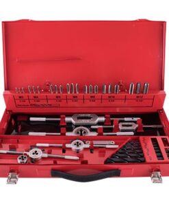Tork Craft Tap & Die Set 44 Piece 3-12mm HSS In Metal Case