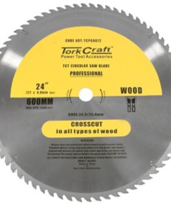 Tork Craft TCT Saw Blade Rip & Cross 600X72T 40/30/25.4/20/16