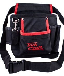 Tork Craft Tool Pouch Nylon With Belt 7 Pocket