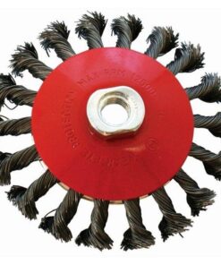 Tork Craft Wire Cup Brush Twisted Bevel Plain 115mmxm14 Blister