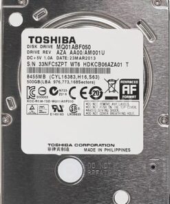 Toshiba 500GB Hard Drive 2.5" SATA