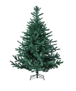 Traditional Christmas Tree with Artificial Pine and Metal Stand - 1.5m