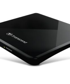 Transcend Extra Slim Portable DVD Writer - Black