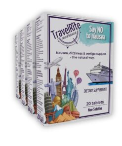 TravelRite Anti-nausea 20 Tablets x 4