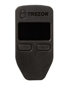 TREZOR Cryptocurrency Hardware Wallet - Black