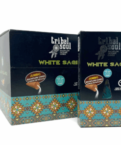 Tribal Soul Backflow Incense Cones - White Sage - 12 Pack
