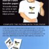 TRIBE Iron-On Light T-Shirt Transfer Sheets (10 Sheets)