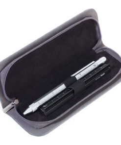 Troika Black is Beautiful Pencil Case with Construction Set Ruler