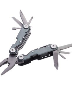 TROIKA Mini Tool Keyring with 10 functions MULTI-TOOL MINI - Grey
