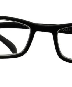 TROO Gaming Full Tilt BLADE Series Blue Light Blocking Glasses-Hard Case - Black with Amber Lens