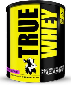 True Whey Protein, Strawberry Milkshake - 30 Servings Net Wt.750g