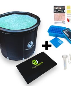 Trulyhealth Full Set Portable Ice Bath with Snowva (80 Ice-Cube Maker)