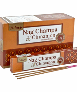 Tulasi Nag Champa & Cinnamon Incense Sticks - 12 Pack