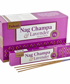 Tulasi Nag Champa & Lavender Incense Sticks - 12 Pack
