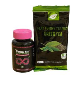 Tummy Fat Destroyer 30-Capsules & Tummy Green Tea Sachet