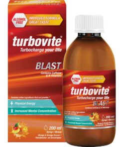 Turbovite Blast Alcohol Free Syrup 200ml