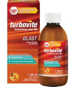 Turbovite Blast Alcohol Free Syrup 500ml