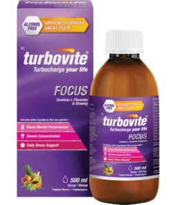 Turbovite Focus Alcohol Free Syrup 500ml