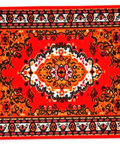 Turkish Moroccan Carpet Oriental Woven Rug Mousepad Mouserug Red