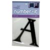 Tuscan Styled House Letters A - Black
