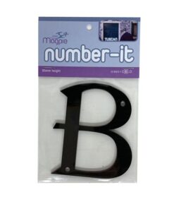Tuscan Styled House Letters B - Black