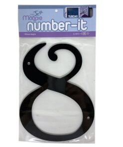 Tuscan Styled House Number - 8