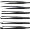 Tweezer, Kit, Carbon Fibre, ESD, 6 Pieces
