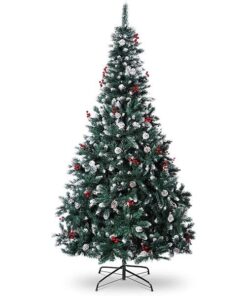 Twinkle Tree Serbian Sprouse Christmas Tree with Pinecones and Berries - 150 cm