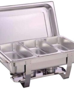 Two Burner Chafing Dish with Triple Pan