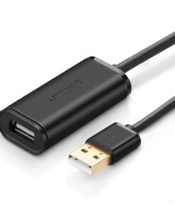 UGreen 10319 USB2.0 M to F 5m Active Ext Cab-BK