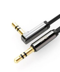 UGreen 10596 3.5mm M to M 90 Audio 0.5m Cable-BK