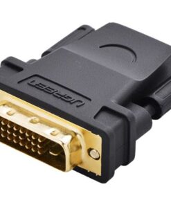 UGreen 20124 DVI-D Male to HDMI Female Adapter-BK