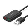 UGreen 30724 USB External Sound Adapter-BK