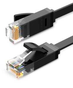 UGreen 50173 CAT6 UTP Flat LAN 1m Cable-BK