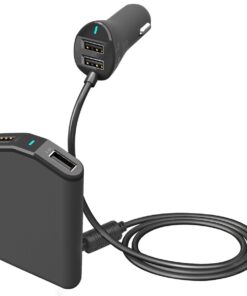 Ultra-Link Smart 4 USB 9.6A Back Seat Car Charger