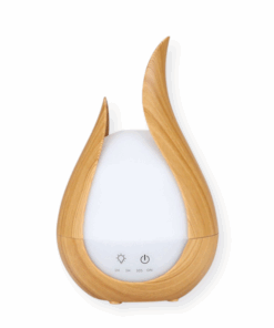 Ultrasonic Essential Oil Aroma Diffuser 200ml - Light Brown