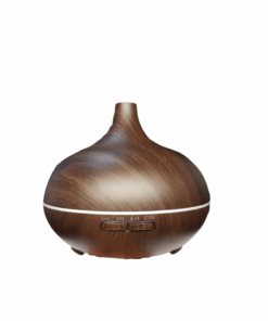 Ultrasonic Essential Oil Diffuser & Humidifier - 550ml - Dark Wood Grain