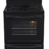 Univa 4 Plate Ceran Stove with Warmer Drawer - U126CB - Black