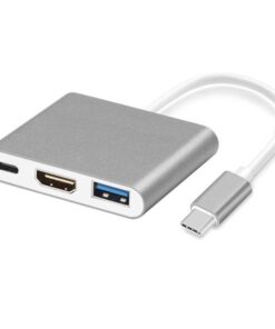 USB-C HDMI Multiport Adapter 3 Port 3in1-4K-LZ-04V
